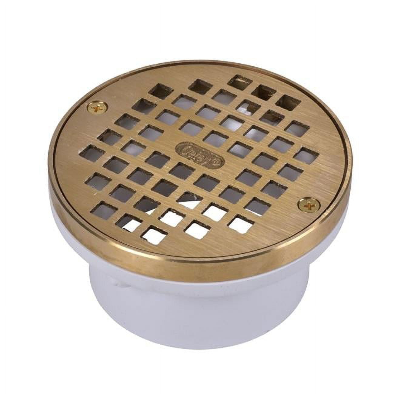 Black ABS Floor Drain with Stainless Steel Strainer