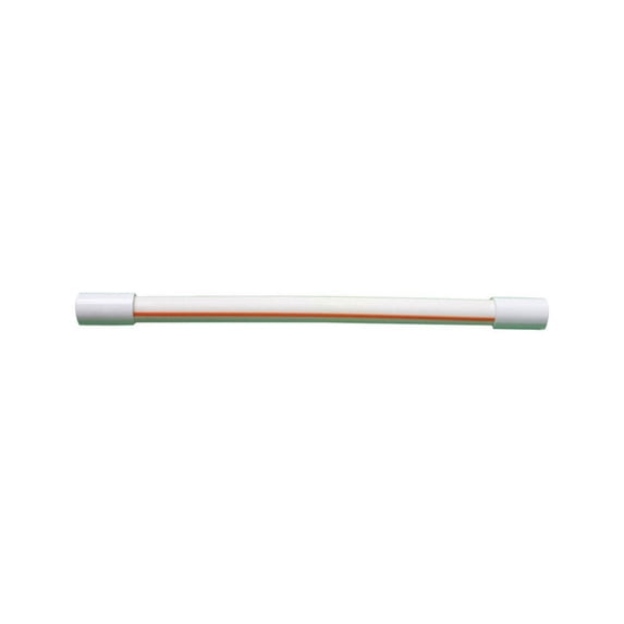 Dura Plastic Prods Flexible PVC Coupling - 1 Inch, 18 Inch Length, White