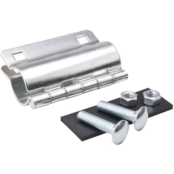 B&K Galvanized Pipe Repair Clamps - Pack of 2