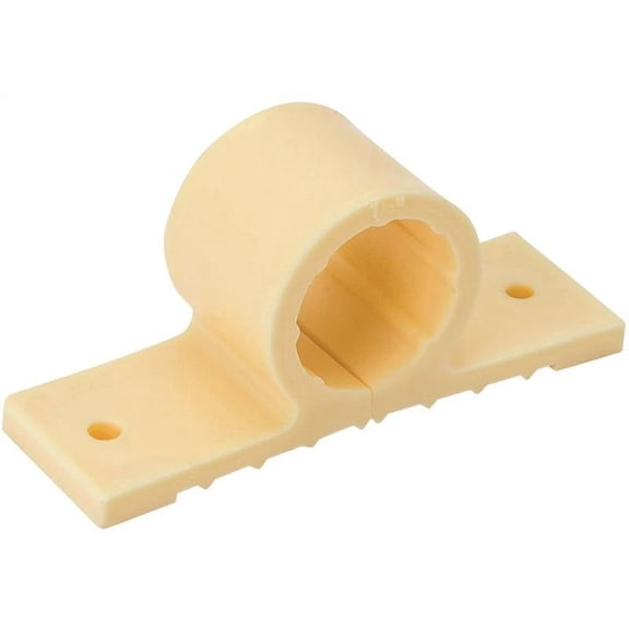 B & K P28-075HC 2-Hole Standard Pipe Clamp, Polypropylene, 3/4 in Pipe/Conduit