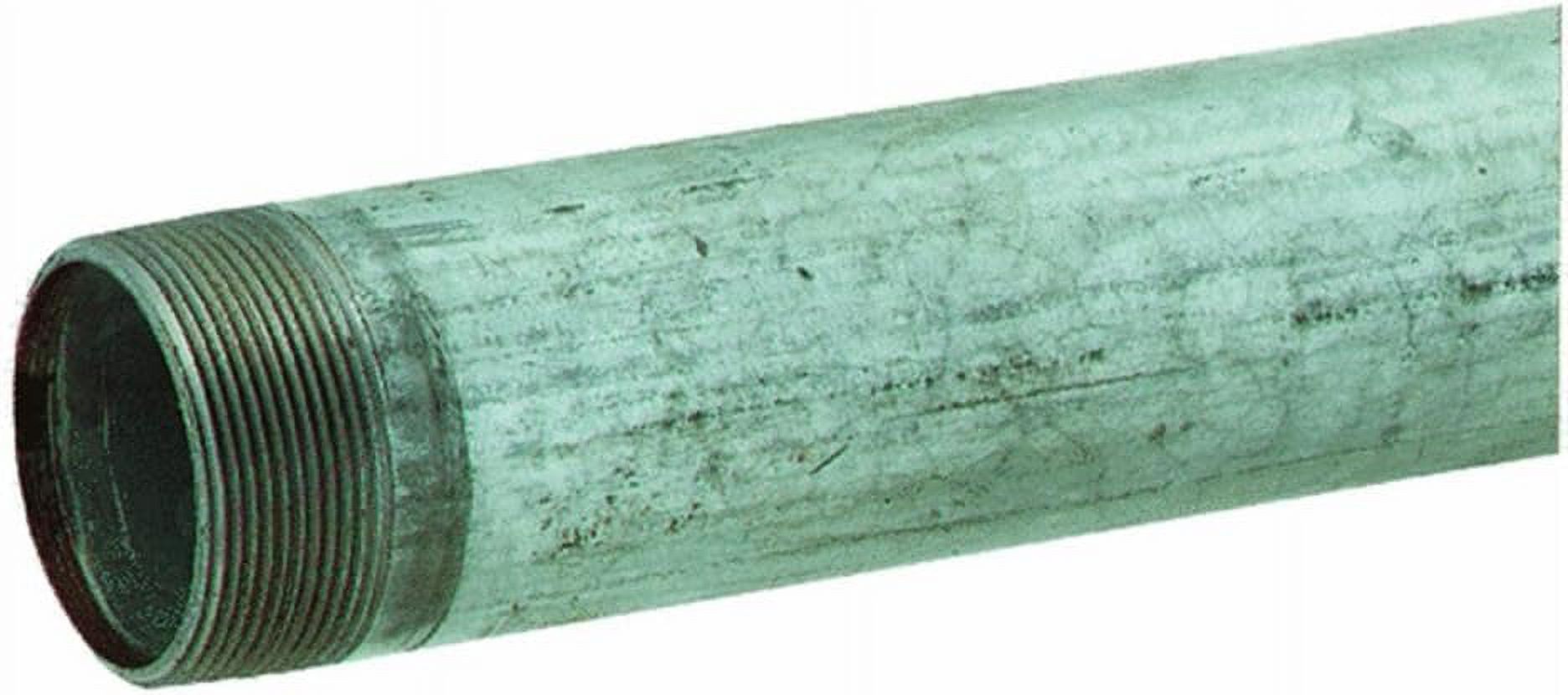 B&K Mueller 2 in. Dia. x 18 in. L Galvanized Steel Pre-Cut Pipe ...