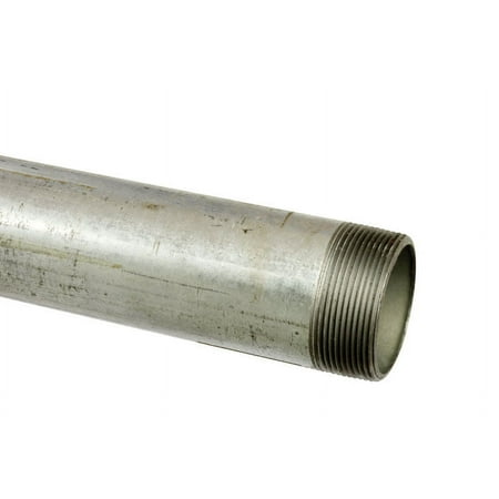 B&K Mueller 2 in. Dia. x 60 in. L Galvanized Steel Pre-Cut Pipe