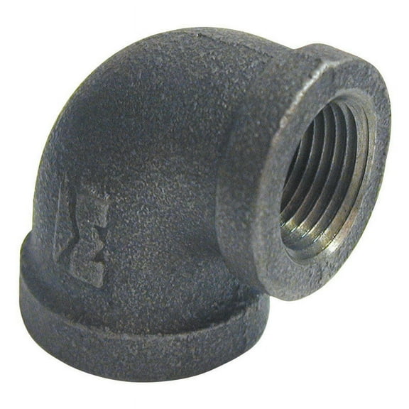 B & K/Mueller Inds(Import) 520-143HN Pipe Fitting, Black Reducing Elbow, 90-Degrees, 3/4 x 1/2-In.