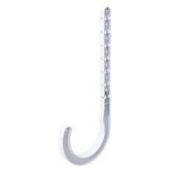 B & K P02-300HC Drain J-Hook, 3 in, ABS, 7 in H