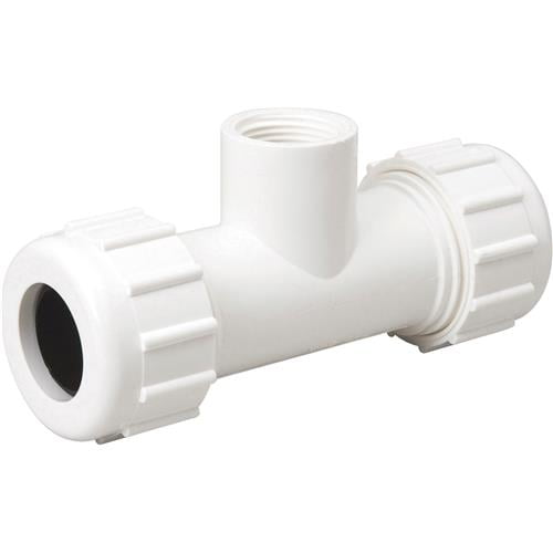 B&K Plastic Compression PVC Tee 3/4