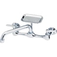 thumbnail image 1 of B&K Industries Utility Faucet 123-009NL - Wall-Mounted, 2-Handle, Chrome - 8 In, 1 of 2