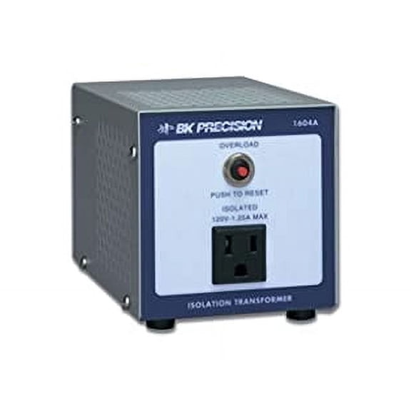 B&K Precision 1604A Single Output Isolation Transformer, 4" H x 4" W x 5.5" D