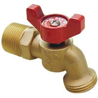 Mueller/ B&K B&K ProLine Quartermaster Series 1/2 In. MIP x 3/4 In. Male Hose Thread Brass Hose Bibb