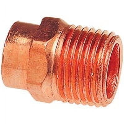 B&K Products 41307 0.75 in. Copper T x 0.75 in. MIP Copper Pipe Adapter