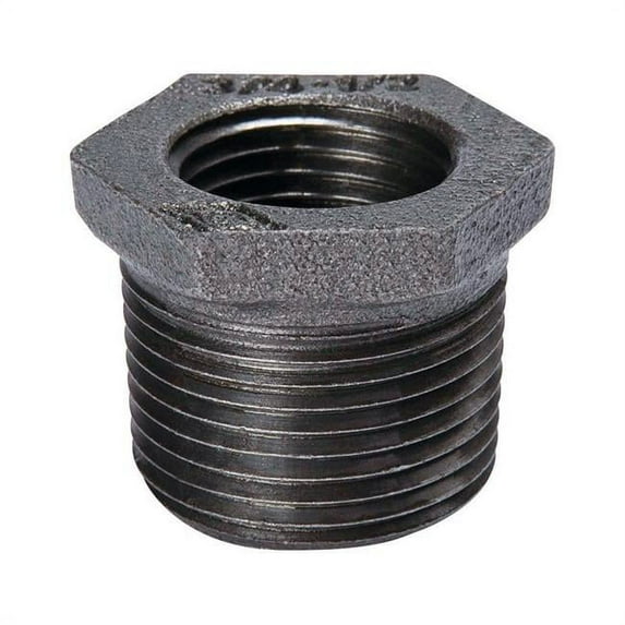 B & K Products 4908513 Southland 3 in. FPT x 1.5 in. Dia. FPT Black Malleable Iron Hex Bushing