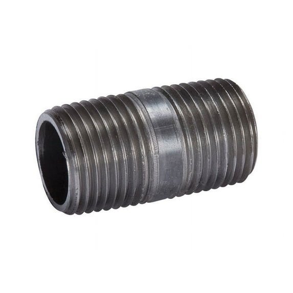 B & K Products 4912077 2.5 in. MPT x 2.5 in. Dia. MPT Black Mallable Iron Nipple