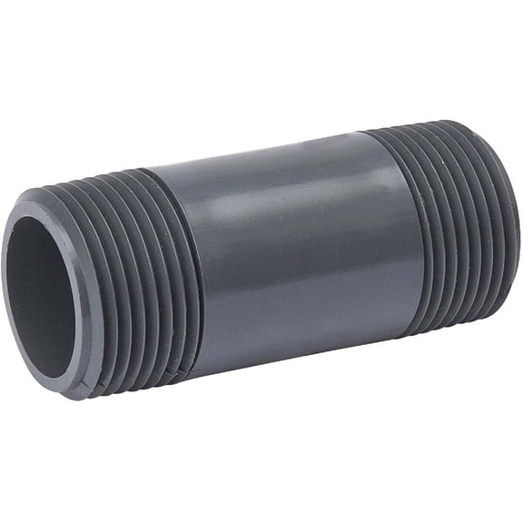 B & K Pvc Nipple 3/4 " X 4 " Gray Schedule 80