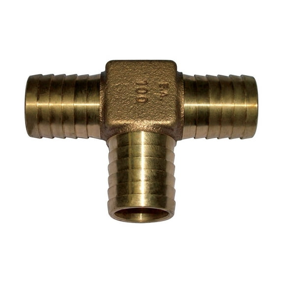 B & K RTB4TLF 1 in. Low Lead Brass Insert Lead Free Tee