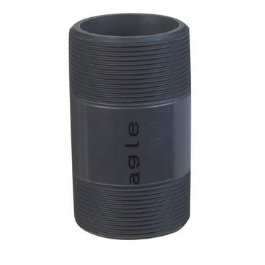 Mueller Streamline 42186 ProLine Schedule 80 2 in. MIP x 2 in. MIP 4 in. PVC Nipple