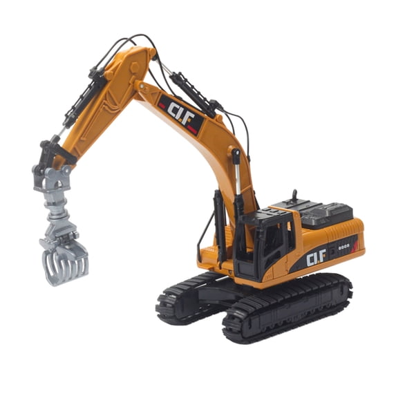 B Kids Construction Vehicle Toy Gift Box With Alloy Excavator Lighting ...