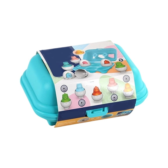 B Kids Egg Shape Pairing Toy Cute Pet Breakout With Storage Box Early Education Puzzle Game
