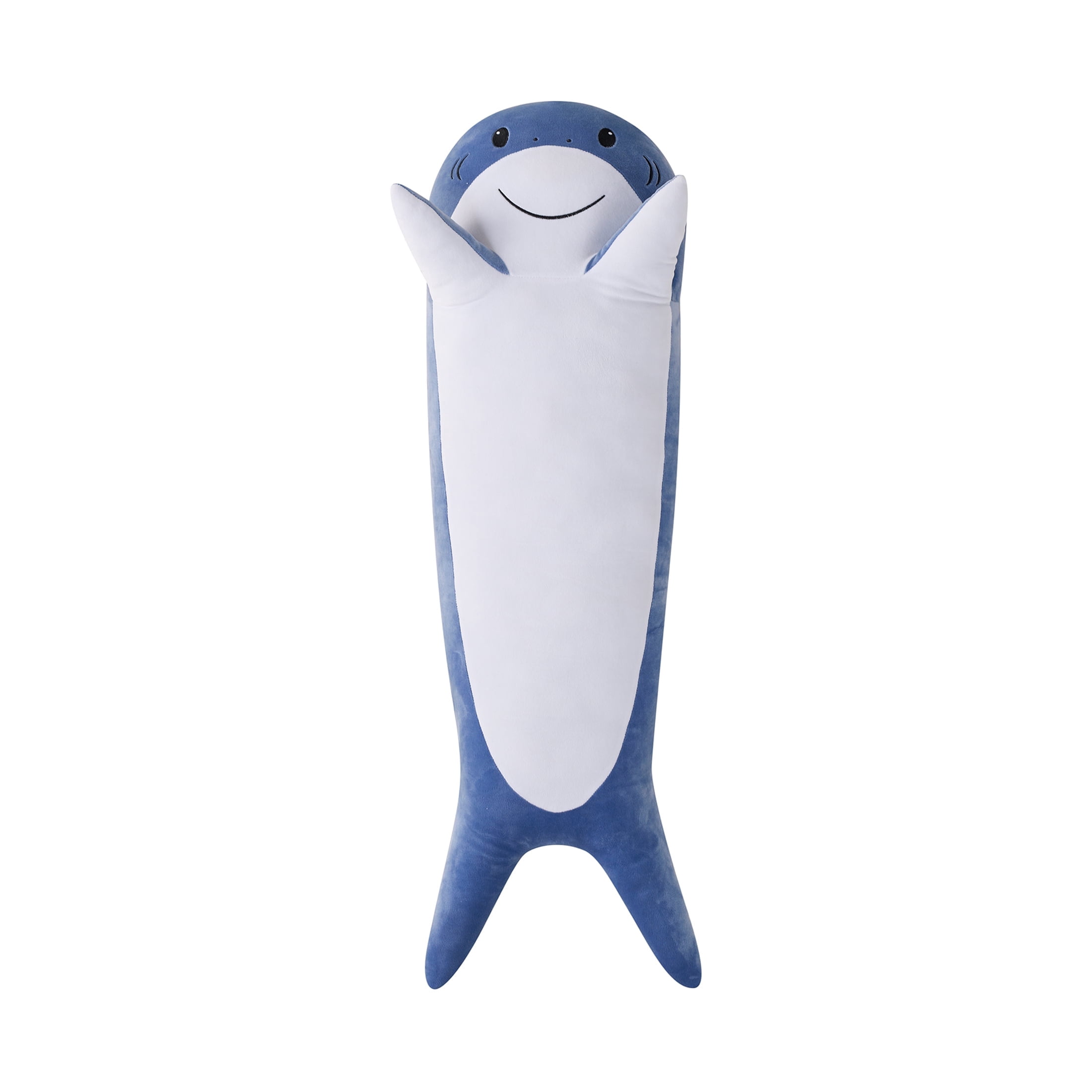 B Kids Shark Squishy Body Pillow, Navy