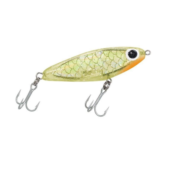 Paul Brown SD-95 Soft-Dine Rattling Twitchbait 2 5/8" 3/8 oz Dayglow