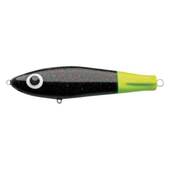 B&L Paul Browns CK-97 Corky Black/Chartreuse Tail Topwater Floater Fishing Lure