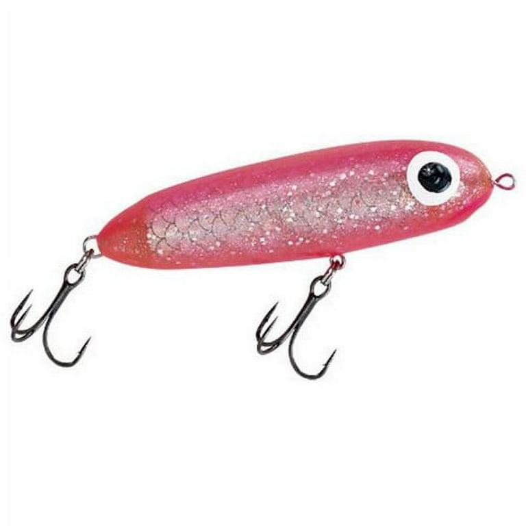 B&L Paul Browns SDG-08 Soft Dog Pink Silver 3.75 Topwater Fishing Lure 