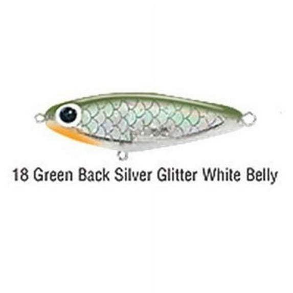 B&L Paul Browns SDXL-18 Soft Dine XL Green Silver 3.25" Fishing Jerkbait Lure
