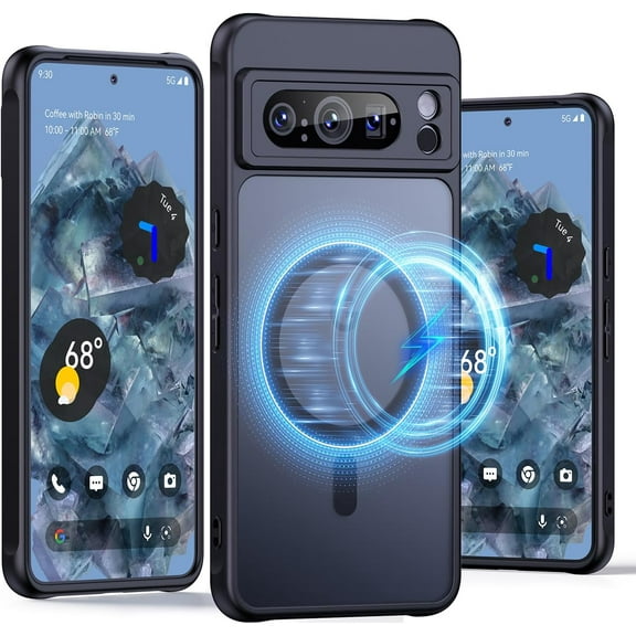 B LABS Magnetic Case for Google Pixel 8 Pro, Black