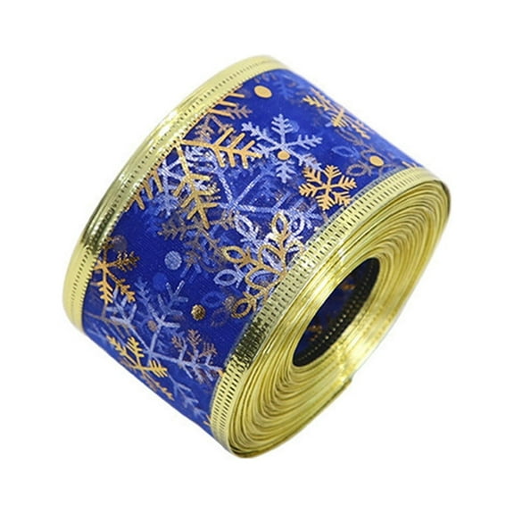 B Led Ribbon Christmas Lights Battery Powered Color Blue Snowflake String Lights For Christmas Tree Party Decoration Indoor Outdoor Hanging 5 Meters Lace Ribbon