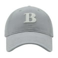 thumbnail image 1 of B Letter Embroidery Baseball Cap Unisex Korean Fashion And Versatile Cap, 1 of 4