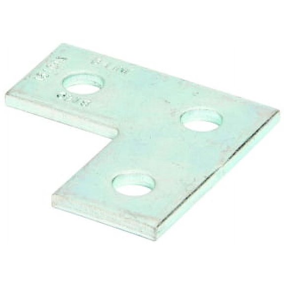 B-Line B140HDG, Strut Flat Plate Fitting, B140 Hdg 3H Corner Plate, 1 PC
