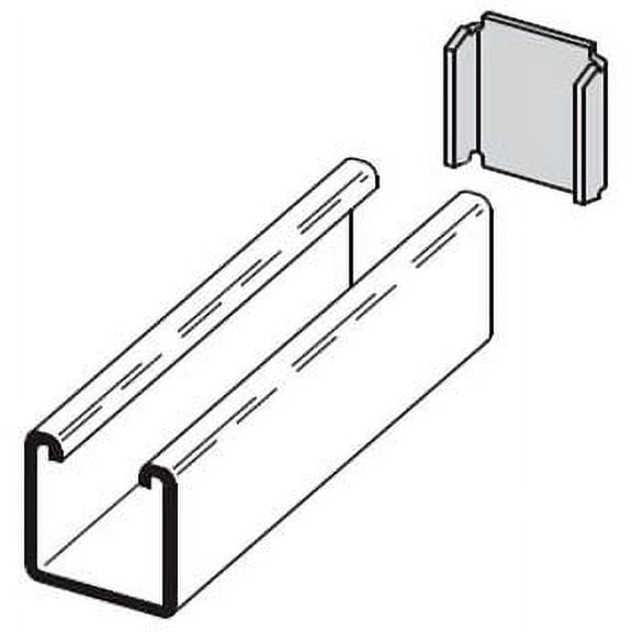 B-Line B220YZN, Channel End Cap, B220 Yzn, 1 PC