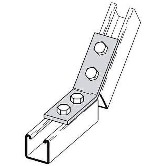 B-Line B246HDG, Strut Angular Fitting, B246 Hdg 4H 30D Open Ang, 1 PC
