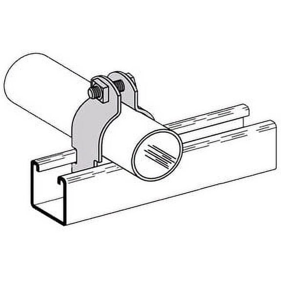B-Line Systems B-Line Plated Conduit Clamp, B2014-ZN