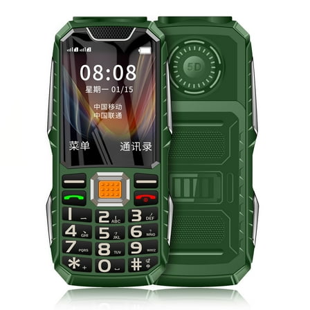 B Long Standby Senior Mobile Phone With 2.6 Inch Screen 130W Camera 13800Mah Battery Gsm Network Bluetooth Flashlight Large Speaker 300 Contacts Plastic Body
