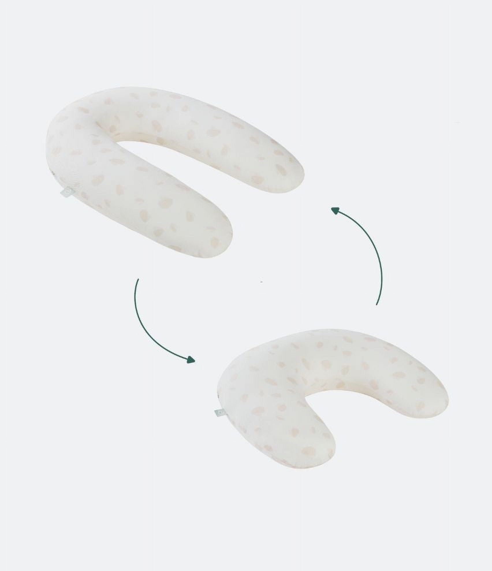 Organic Off-White Cotton 2-in-1 Maternity and Nursing Pillow