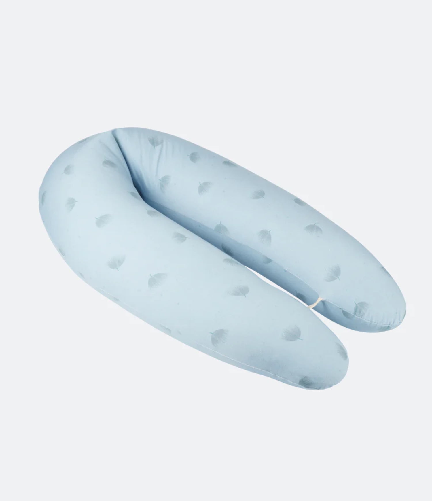 B.Love U-Shape, Organic Pregnancy Pillow & Nursing Cushion (OEKO-TEX Certified), Wind Blue