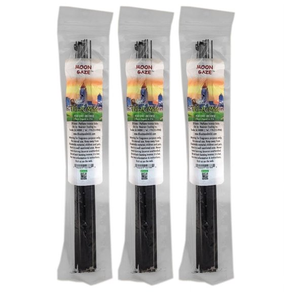 B&M 10.5" Hand Dipped Perfume Incense 3-Pack (10-Sticks Per Pack) - Choose Your Scent