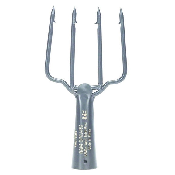 B & M 7" 4-Tine Frog Spear