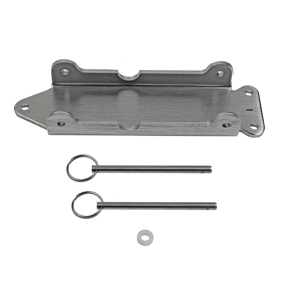 B&M 80715 Quick Detach Shifter Mounting Plate Kit - Aluminum