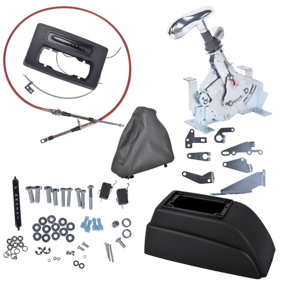 B&M 80885 Automatic Ratchet Shifter - GM TH400/350/700R4 & Ford C4/C6 Transmissions - Positive Ratchet Action - NHRA/IHRA Safe