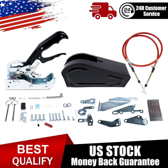 B&M 81052 3 or 4-speed Automatic Gated Shifter Magnum Grip Stealth Pro Stick