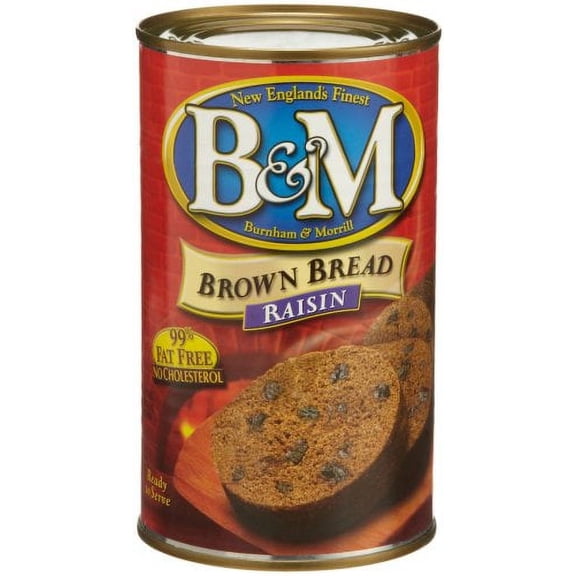 B & M - Bread Brown Raisin - 16 Oz, Case of 12