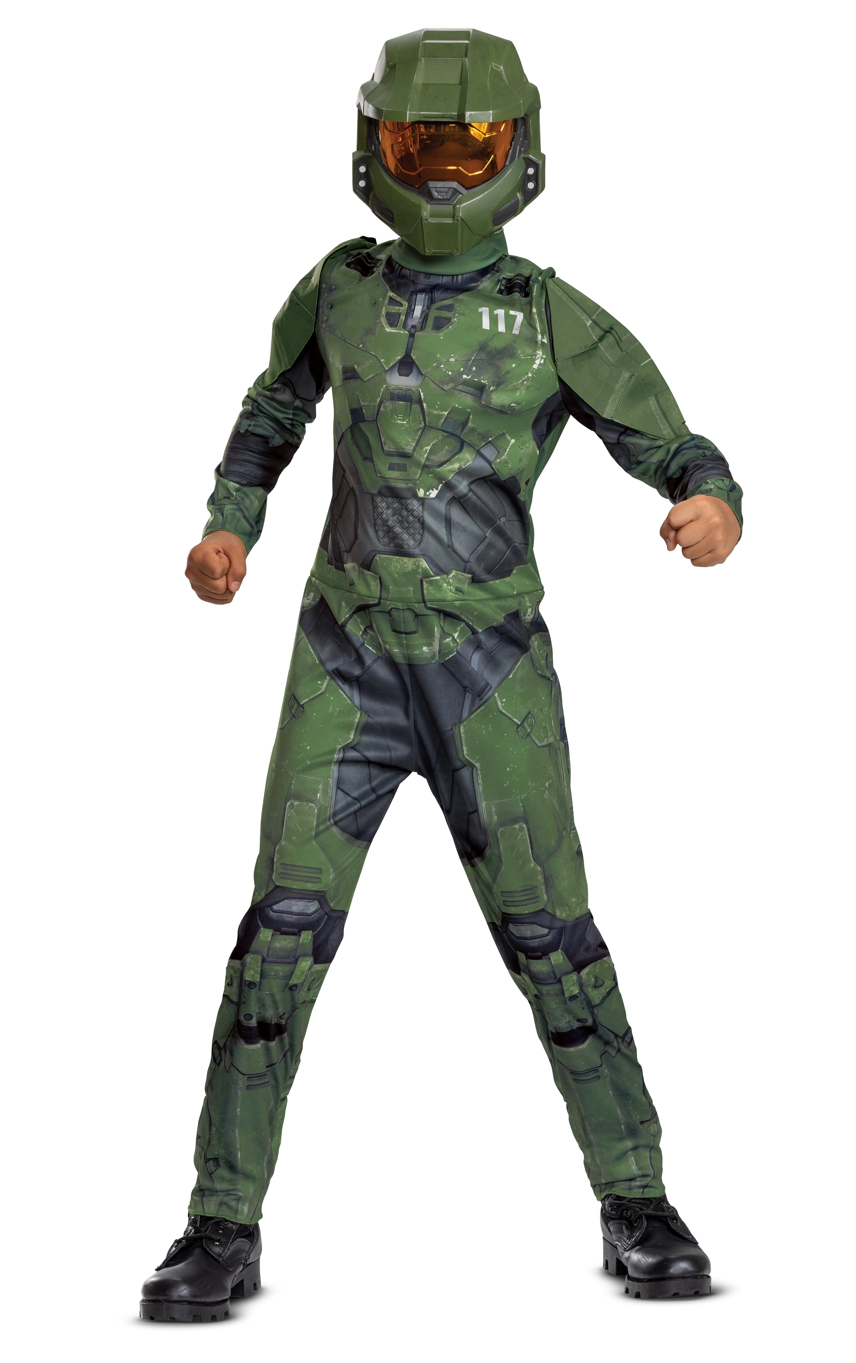 Halo Master Chief Halloween Costume for Children, 2-Piece, Boys' Size M (8), by Disguise