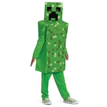 Minecraft Creeper Costume for Children, Boys S (6/7)
