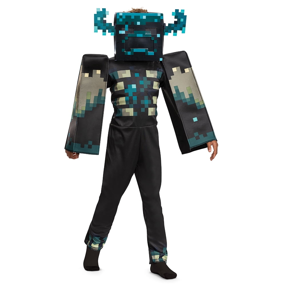 Minecraft Warden Halloween Costume for Children, Boys Size M (8), by Disguise