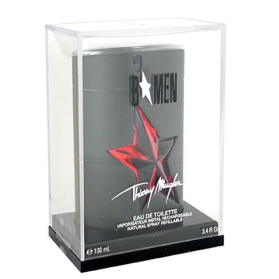 B MEN by Angel Thierry Mugler 3.4 oz EDT Spray Mens Cologne Refillable bmen NIB