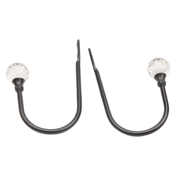B Metal U Shaped Shackles Window Accessories Curtain Holdback Wall Tie Backs Hooks Hanger Home Accessories