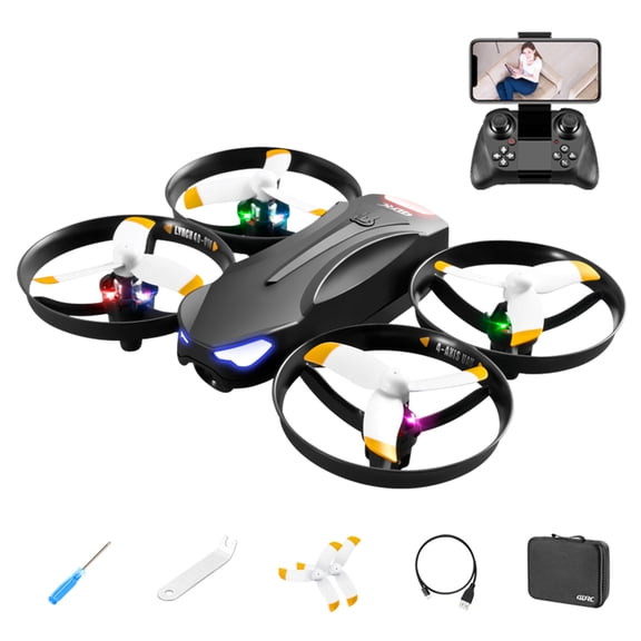B Mini Built-In Battery Fpv Drone With 1080P Camera, Wifi Transmission, Altitude Hold, Headless Mode, 3-Speed Modes, For Portable Aerial Photography, 5.9X4.7X1.8In 0.44Lb