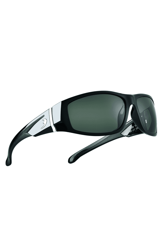 Corning Glass Lens Polarized Sunglasses Men Women Wrap-round Mirror Scratch Proof Shades Black Grey Lens