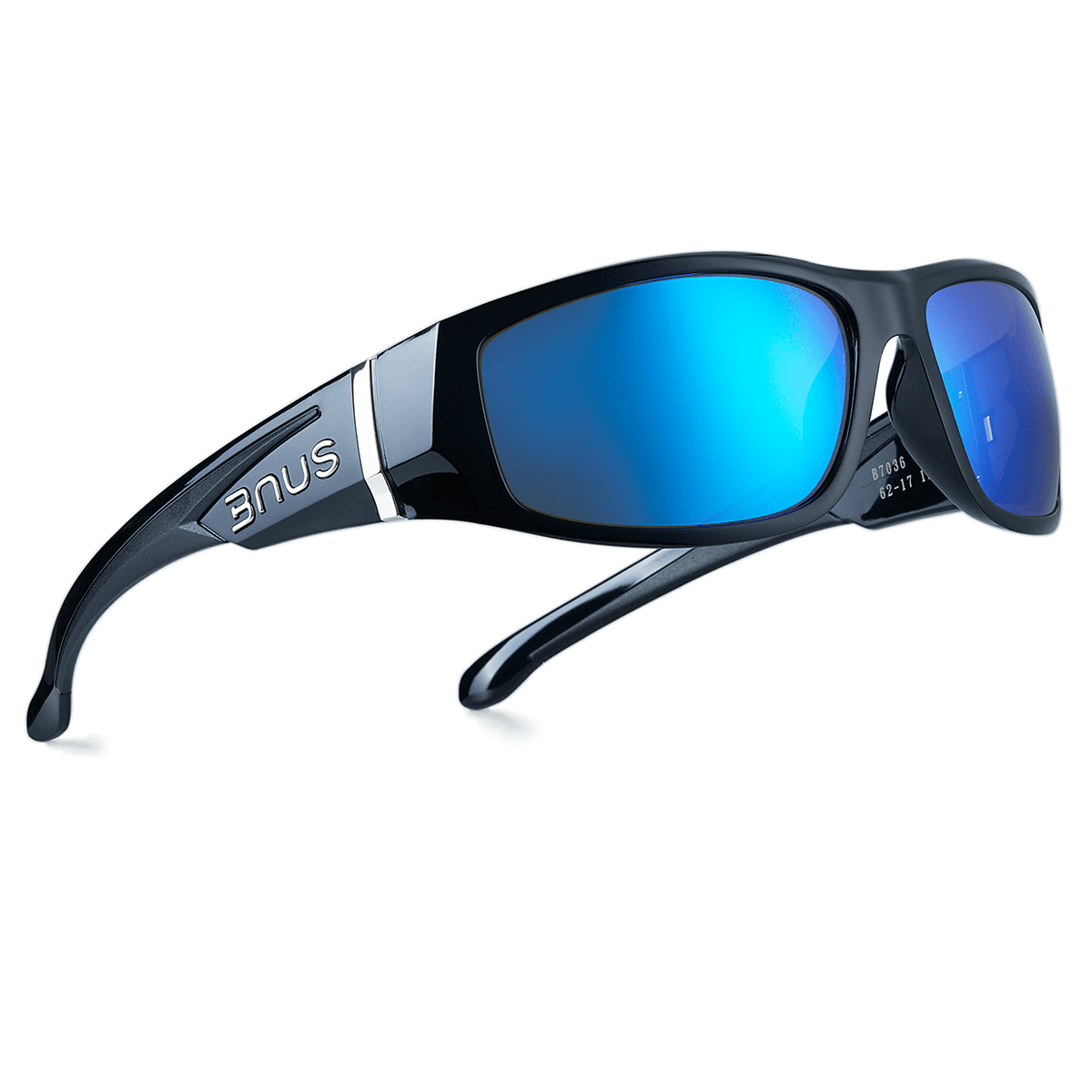 B.N.U.S Corning Glass Lens Polarized Sunglasses for Men Women Spring Hinges Shades Green Flash, Adult Unisex, Size: One Size