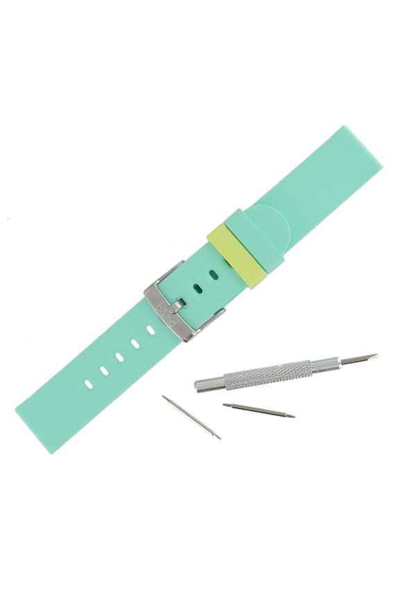 B&ND BND300 Mode 22mm Green Genuine Silicone Android Wear Watch Band